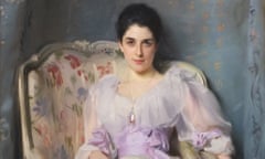 Shimmering wonder … Detail of a portrait of Lady Agnew of Lochnaw by John Singer Sargent, 1892