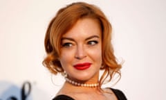 Lindsay Lohan  at Cannes in 2017.