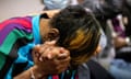 Ahmaud Arbery's mother, Wanda Cooper-Jones, reacts after the jury verdict was announced.