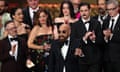 77th Annual Tony Awards in New York City<br>Author David Adjmi accepts the award for Best Play for "Stereophonic" at the 77th Annual Tony Awards in New York City, U.S., June 16, 2024. REUTERS/Brendan Mcdermid