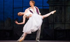 Vadim Muntagirov (The Young Man) and Lauren Cuthbertson (The Young Girl) in The Two Pigeons by the Royal Ballet