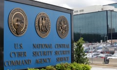 A sign stands outside the National Security Agency (NSA) campus on 6 June 2013, in Fort Meade, Maryland.