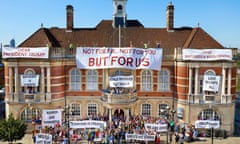 The countdown to reopening the grand hall begins as Battersea Arts Centre offers a message to Donald Trump and a sneak preview.