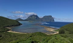 Lord Howe Island travel feature May 2017: the view from mount eliza