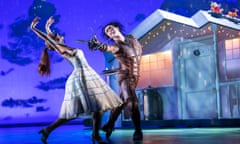 Katrina Lyndon and Liam Mower in Edward Scissorhands by Matthew Bourne at Sadler's Wells. 