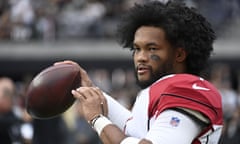 Kyler Murray was interacting with fans when he appeared to be struck