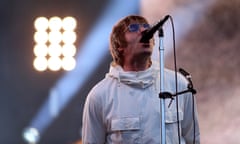 Liam Gallagher performs at Knebworth in June.