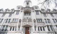 The UK supreme court in Parliament Square, London.