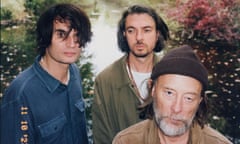 The Smile’s Jonny Greenwood, Tom Skinner and Thom Yorke.