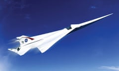 Artist’s impression of a possible ‘quiet supersonic transport’ (Quesst) plane.