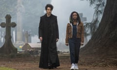 Tom Sturridge as Dream and Kyo Ra as Rose Walker in The Sandman.