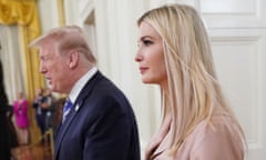 donald trump and Ivanka trump walk side by side