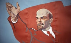 Passion for the classics … a mural of Vladimir Lenin.