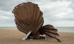 Love it or loathe it ... Scallop: A Conversation With the Sea (2003) by Maggi Hambling. H: 425cm, W: 460cm, D: 410cm.