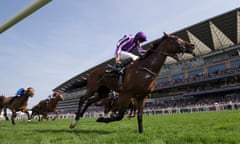 Ryan Moore rides Highland Reel to win the Prince Of Wales Stakes.