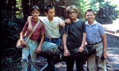 Wil Wheaton, River Phoenix, Corey Feldman and Jerry O’Connell in Stand By Me, released 35 years ago in August.