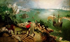 Landscape with the Fall of Icarus - by Pieter Bruegel, 1560's<br>DHWKCK Landscape with the Fall of Icarus - by Pieter Bruegel, 1560's