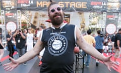 Josh "The Fat Jew" Ostrovsky<br>Josh Ostrovsky plays in the Nike Basketball 3ON3 Tournament - ESPNLA 710 All-Star Celebrity Game held at L.A. LIVEs Microsoft Square on Friday, Aug. 7, 2015, in Los Angeles. (Photo by John Salangsang/Invision/AP)