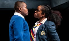 Anyebe Godwin and Rachel Nwokoro in Little Baby Jesus at the Orange Tree, London.