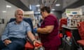 *** BESTPIX *** Mass Shooting At Elementary School In Uvalde, Texas Leaves At Least 21 Dead<br>UVALDE, TEXAS - MAY 25: Texas Sen. John Cornyn (R-TX) prepares to donate blood at the South Texas Blood Bank's emergency blood drive on May 25, 2022 in Uvalde, Texas. The South Texas Blood Bank held an emergency blood drive for victims of the Uvalde school shooting. According to reports, during the mass shooting, 19 students and 2 adults were killed, with the gunman fatally shot by law enforcement. (Photo by Brandon Bell/Getty Images) *** BESTPIX ***