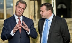 According to sources, Farage and Arron Banks’s (right) new project would be a movement rather than a traditional party.