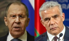 Sergei Lavrov and Yair Lapid