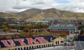 the word 'Utah' in large letters on the roof of a building