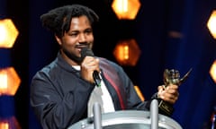 Hyundai Mercury Prize 2017<br>LONDON, ENGLAND - SEPTEMBER 14:  Sampha wins the Hyundai Mercury Prize 2017 at Eventim Apollo on September 14, 2017 in London, England.  (Photo by Dave J Hogan/Dave J Hogan/Getty Images)