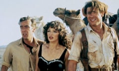 Stunts and stereotypes … John Hannah, Rachel Weisz and Brendan Fraser in The Mummy.