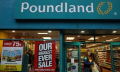 a poundland store