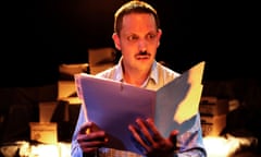 E James Ford as Billy in Private Manning Goes to Washington at the Space at Niddry Street, Edinburgh.