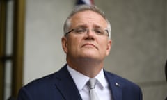 Australian prime minister Scott Morrison