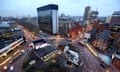 Old Street roundabout in London, an area also known as Tech City