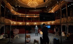 Michael Sheen in rehearsals for 'Faith Healer' at the Old Vic, London, 2020.