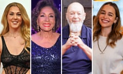 Mary Earps, Shirley Bassey, Michael Eavis and Emilia Clarke.