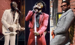 Composite of Curtis Mayfield, James Brown and Adrian Younge