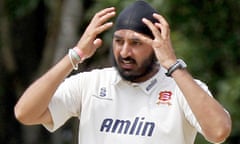 Essex v Surrey, LV= County Championship Division Two, Cricket, Castle Park, Colchester, Britain - 08 Aug 2015<br>Mandatory Credit: Photo by TGSPhoto/REX Shutterstock (4931168ab)
Monty Panesar appears frustrated whilst bowling.
Essex v Surrey, LV= County Championship Division Two, Cricket, Castle Park, Colchester, Britain - 08 Aug 2015