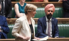 Stella Creasy speaking in the House of Commons in 1922