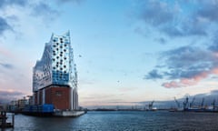The Elbphilharmonie, Hamburg … a state-of-the-art music venue on the banks of the Elbe containing three concert halls that opens in January.