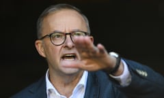 Australian opposition leader Anthony Albanese speaks to the media during a press conference in Marrickville on Friday