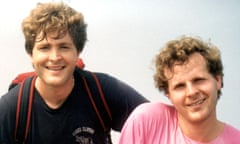 Steve and Scott Johnson in their last photograph together in 1988