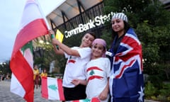 FIFA World Cup 2026 Qualifier - Australia v Lebanon<br>SYDNEY, AUSTRALIA - MARCH 21: Socceroo and Lebanon fans during the FIFA World Cup 2026 Qualifier match between Australia Socceroos and Lebanon at CommBank Stadium on March 21, 2024 in Sydney, Australia. (Photo by Mark Metcalfe/Getty Images)