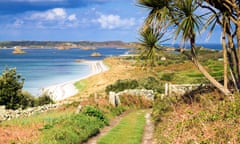 St Martins, looking towards Tresco, Isles of Scilly. 