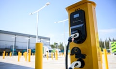 An electric charging station