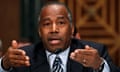 Ben Carson testifies on Capitol Hill in Washington<br>U.S. Secretary of the Department of Housing and Urban Development Ben Carson testifies before a Senate Banking Committee hearing entitled “Oversight of HUD” on Capitol Hill in Washington, U.S., March 22, 2018. REUTERS/Kevin Lamarque