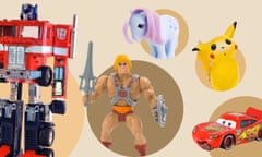 Action figures and toys from movies - Transformers, Masters of the Universe, My Little POny, Pokemon and Cars