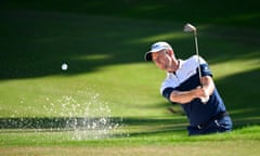 Turkish Airlines Open - Day Four<br>ANTALYA, TURKEY - NOVEMBER 04: Justin Rose of England plays a shot out of the bunker during Day Four of the Turkish Airlines Open at Regnum Carya Golf &amp; Spa Resort on November 4, 2018 in Antalya, Turkey. (Photo by Stuart Franklin/Getty Images)