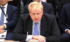 A video grab  shows former British PM Boris Johnson