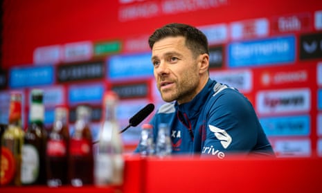 ‘The place for me’: Xabi Alonso confirms he will remain as Leverkusen manager – video