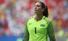 Hope Solo made more than 200 appearances for the US